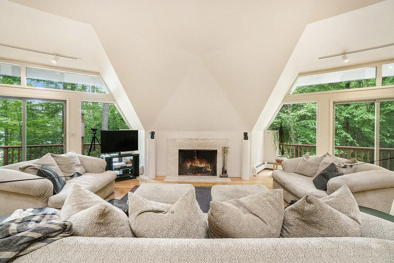 Aerial view of dome by Silver Lake